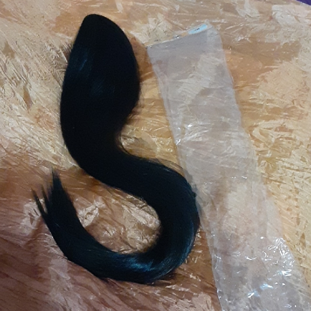 Sleek Black Hair Extension